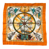 Hermès Seidentuch Carré 90x90 Vive Le Vent