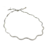 750er Weißgoldcollier mit Brillanten von GIORGIO VISCONTI aus dem Haus RENÉ KERN