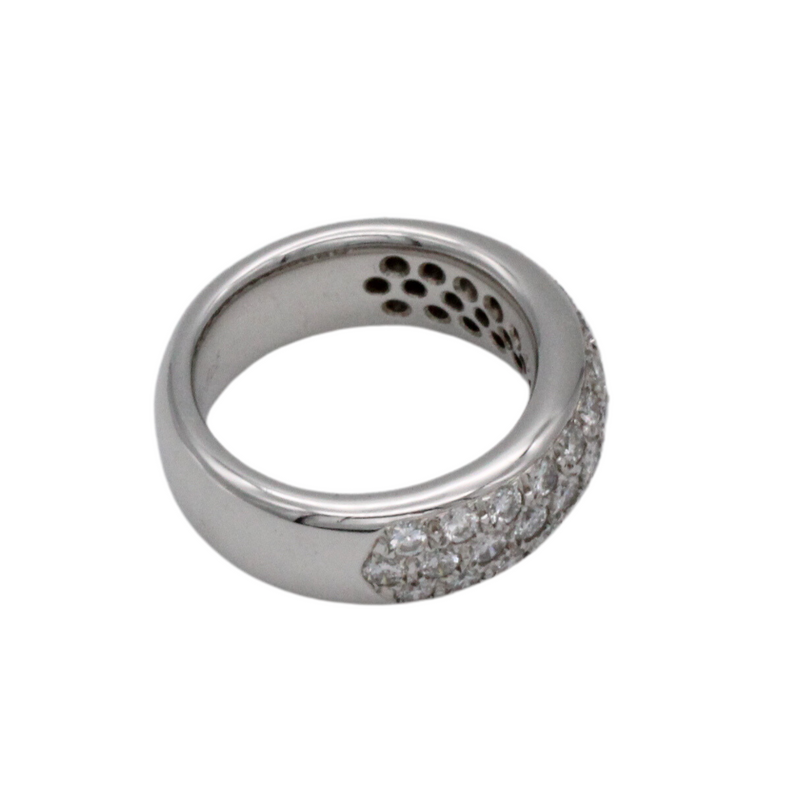 05_IHRSCHMUCK_Bandring, 585er Weißgold mit Brillanten