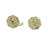 Ohrschmuck aus 750er Gelbgold mit Marbelperlen – PIERO MILANO Markenschmuck