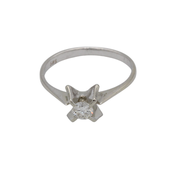 04_IHRSCHMUCK_Artikel_068_Ring_Solitaer Ring weissgold